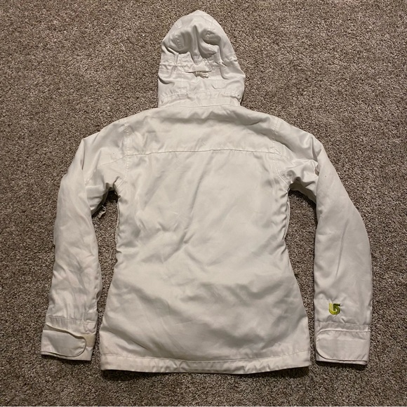 Burton Women’s Dry Ride Snowboard Jacket White Recycled Polyester XS - Picture 2 of 11